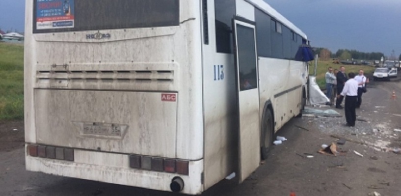 Авария с автобусом на трассе Омск — Тара произошла из-за ремонта дороги