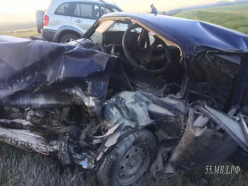 В аварии на трассе Омск – Тюмень 1 человек погиб, трое в больнице