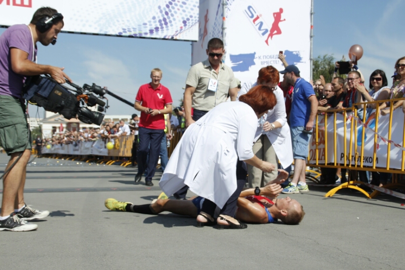 Победителем XXVIII Сибирского марафона стал краснодарец Андрей Лейман