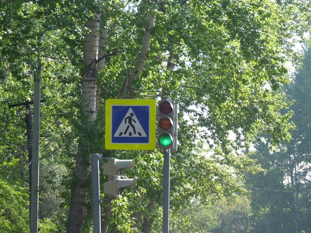 В Омске поменяли режим работы у 35 светофоров