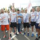 Компанейщиков, Сумароков и Артемов пробежали 3 км на марафоне в Омске
